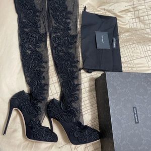 DOLCE & GABANA LACE OTK BOOT SZ39 NEW W/BOX